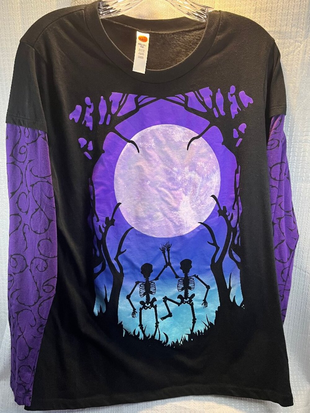 Way To Celebrate Halloween Long Sleeve Graphic Shirt size XXL